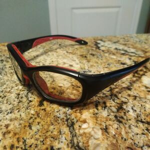 F8 Slam Rec Specs Liberty Sport Red & Black Protective Glasses 52 17 135